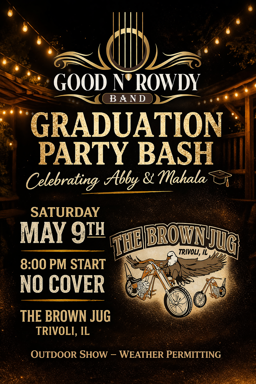 Brown Jug • Grad Party – 5/9/26
